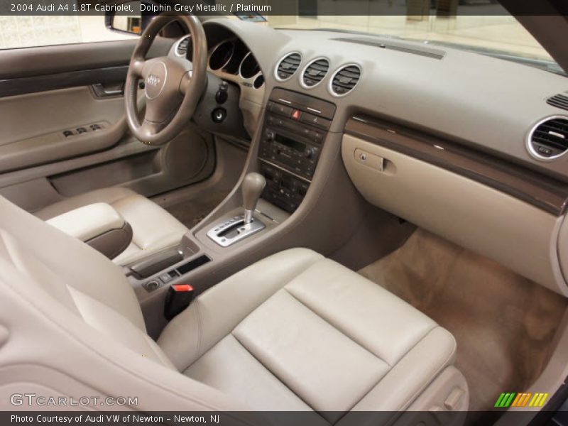 Dolphin Grey Metallic / Platinum 2004 Audi A4 1.8T Cabriolet