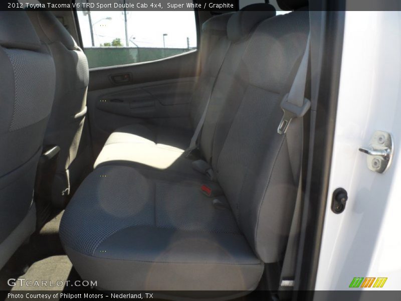 Super White / Graphite 2012 Toyota Tacoma V6 TRD Sport Double Cab 4x4