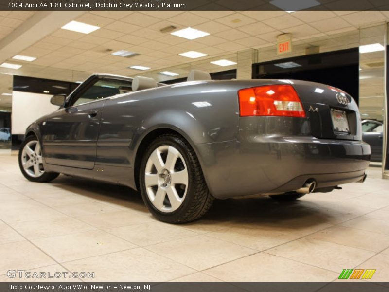 Dolphin Grey Metallic / Platinum 2004 Audi A4 1.8T Cabriolet