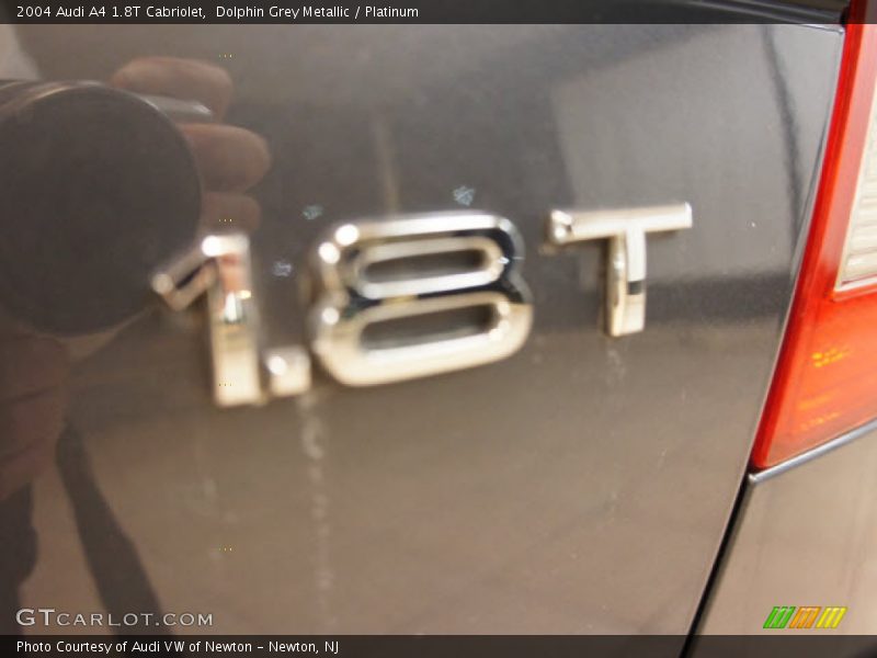 Dolphin Grey Metallic / Platinum 2004 Audi A4 1.8T Cabriolet