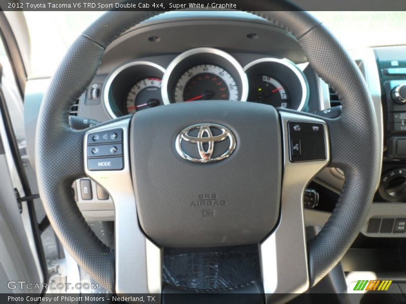 2012 Tacoma V6 TRD Sport Double Cab 4x4 Steering Wheel