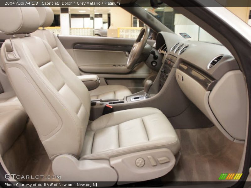 Dolphin Grey Metallic / Platinum 2004 Audi A4 1.8T Cabriolet