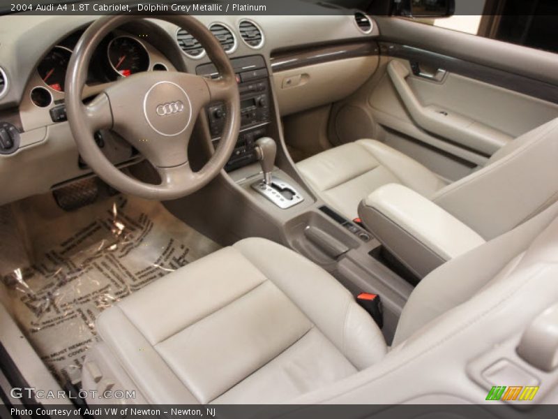 Dolphin Grey Metallic / Platinum 2004 Audi A4 1.8T Cabriolet