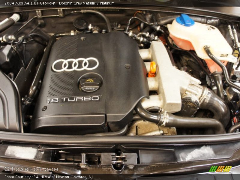 Dolphin Grey Metallic / Platinum 2004 Audi A4 1.8T Cabriolet