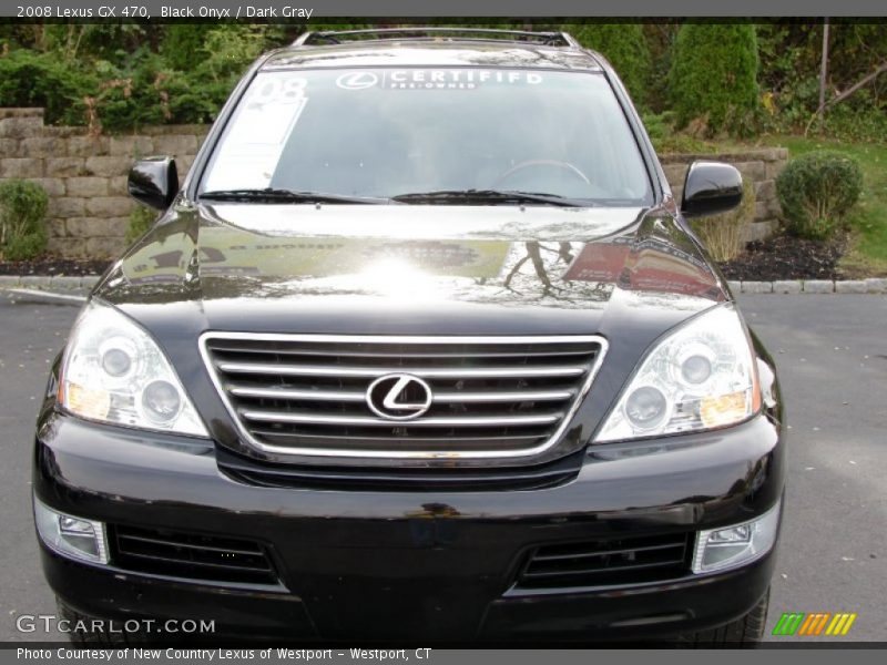 Black Onyx / Dark Gray 2008 Lexus GX 470