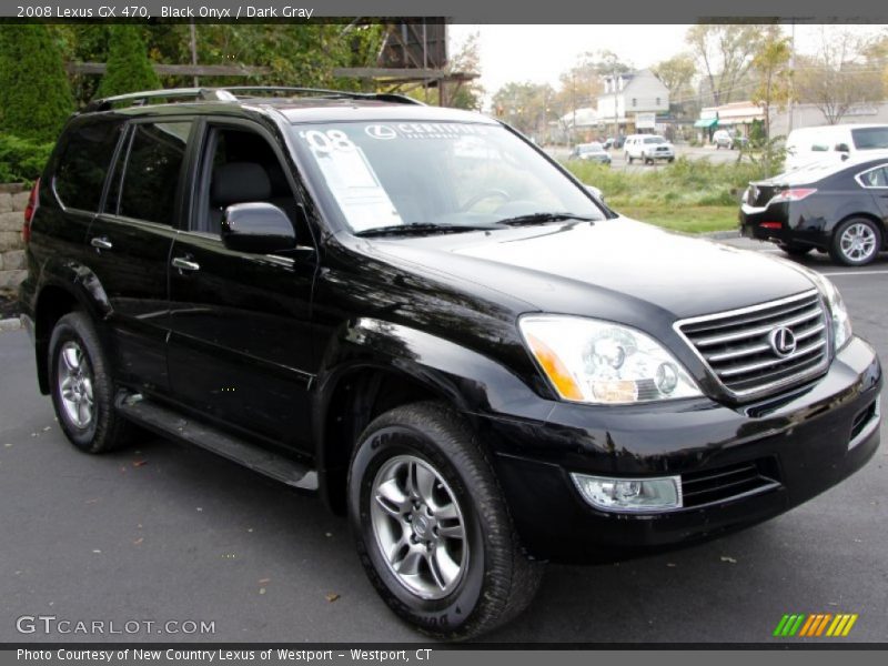 Black Onyx / Dark Gray 2008 Lexus GX 470