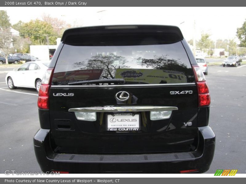 Black Onyx / Dark Gray 2008 Lexus GX 470