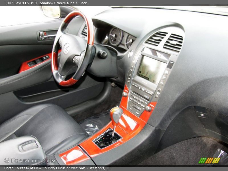 Smokey Granite Mica / Black 2007 Lexus ES 350