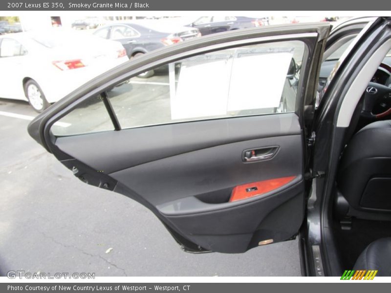 Smokey Granite Mica / Black 2007 Lexus ES 350