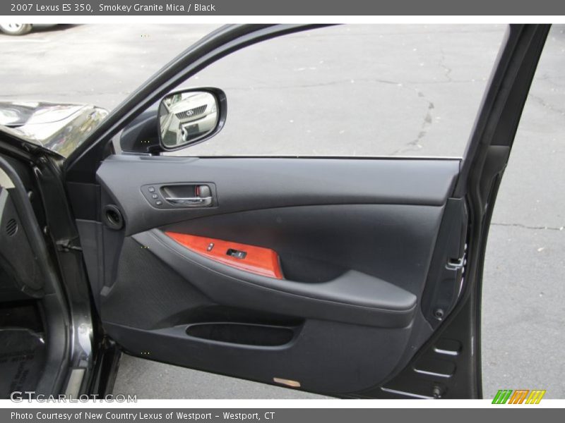 Smokey Granite Mica / Black 2007 Lexus ES 350