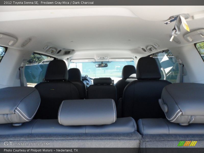 Predawn Gray Mica / Dark Charcoal 2012 Toyota Sienna SE