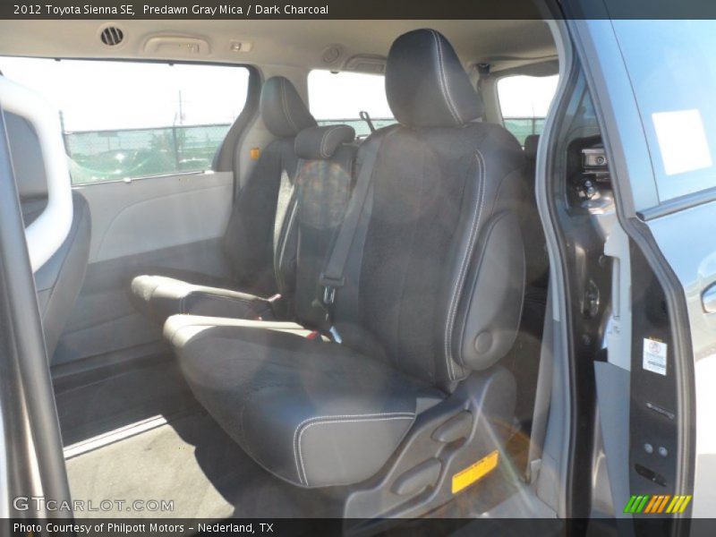 Predawn Gray Mica / Dark Charcoal 2012 Toyota Sienna SE