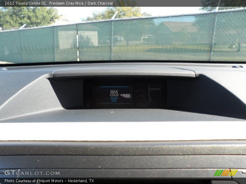Predawn Gray Mica / Dark Charcoal 2012 Toyota Sienna SE