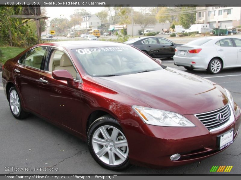 Royal Ruby Red Metallic / Cashmere 2008 Lexus ES 350
