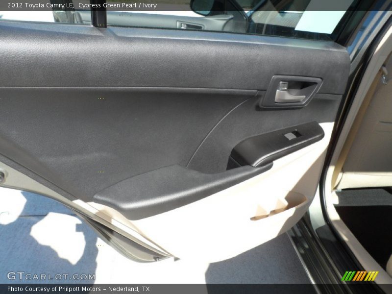 Cypress Green Pearl / Ivory 2012 Toyota Camry LE
