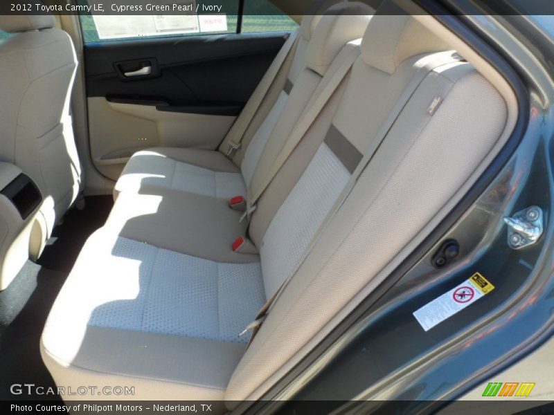 Cypress Green Pearl / Ivory 2012 Toyota Camry LE