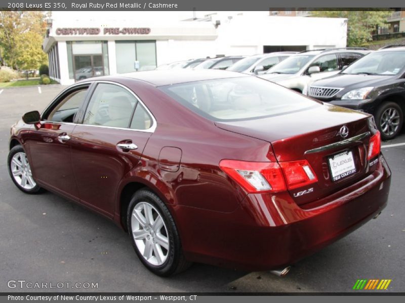 Royal Ruby Red Metallic / Cashmere 2008 Lexus ES 350