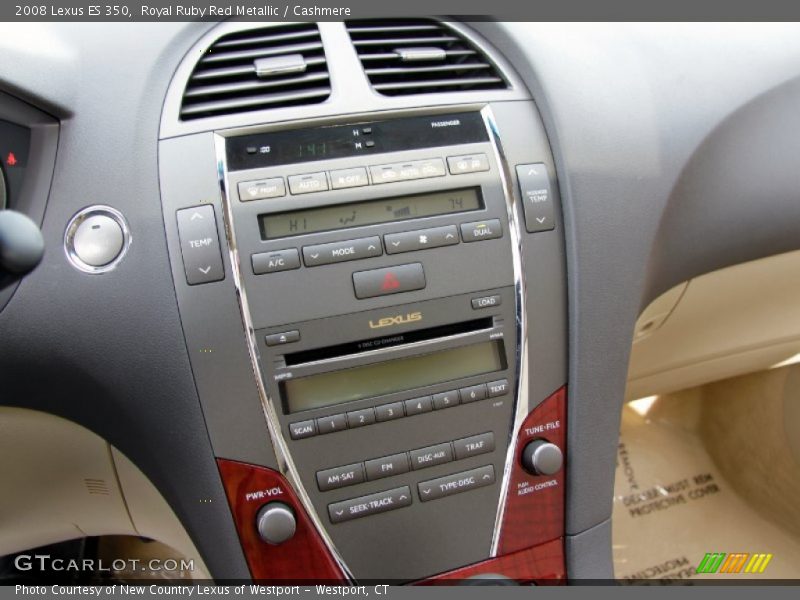 Controls of 2008 ES 350