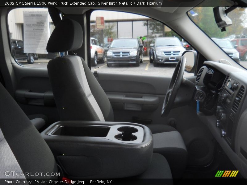 Silver Birch Metallic / Dark Titanium 2009 GMC Sierra 1500 Work Truck Extended Cab