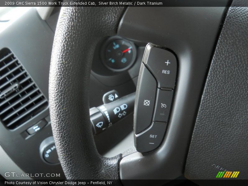 Silver Birch Metallic / Dark Titanium 2009 GMC Sierra 1500 Work Truck Extended Cab