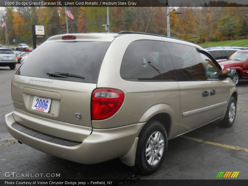 Linen Gold Metallic / Medium Slate Gray 2006 Dodge Grand Caravan SE