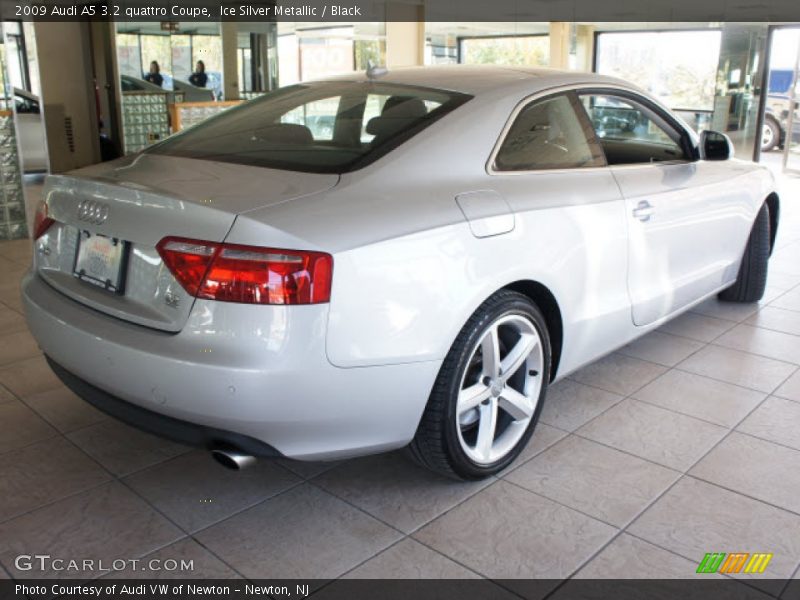 Ice Silver Metallic / Black 2009 Audi A5 3.2 quattro Coupe