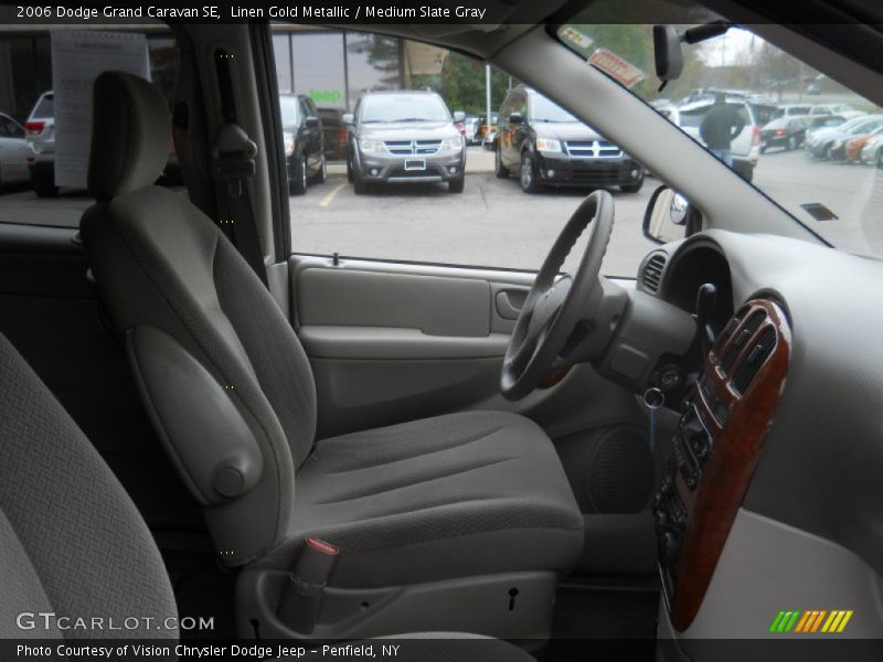Linen Gold Metallic / Medium Slate Gray 2006 Dodge Grand Caravan SE