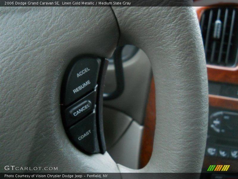 Linen Gold Metallic / Medium Slate Gray 2006 Dodge Grand Caravan SE