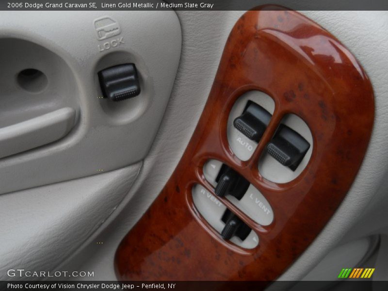 Linen Gold Metallic / Medium Slate Gray 2006 Dodge Grand Caravan SE