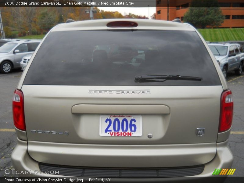 Linen Gold Metallic / Medium Slate Gray 2006 Dodge Grand Caravan SE