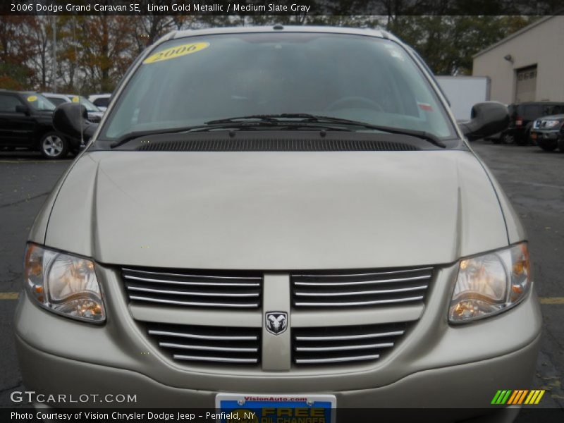 Linen Gold Metallic / Medium Slate Gray 2006 Dodge Grand Caravan SE