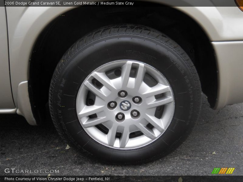 Linen Gold Metallic / Medium Slate Gray 2006 Dodge Grand Caravan SE