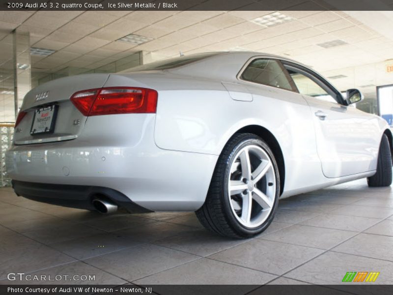 Ice Silver Metallic / Black 2009 Audi A5 3.2 quattro Coupe