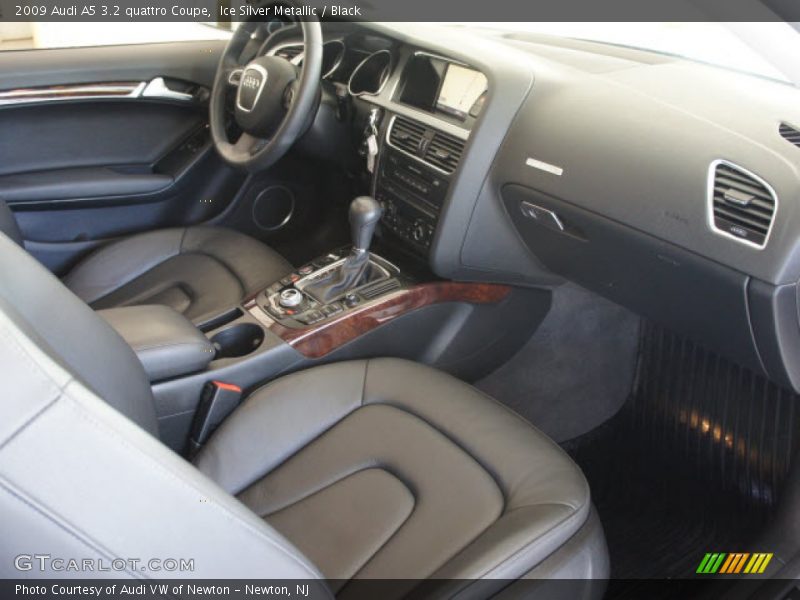 Ice Silver Metallic / Black 2009 Audi A5 3.2 quattro Coupe