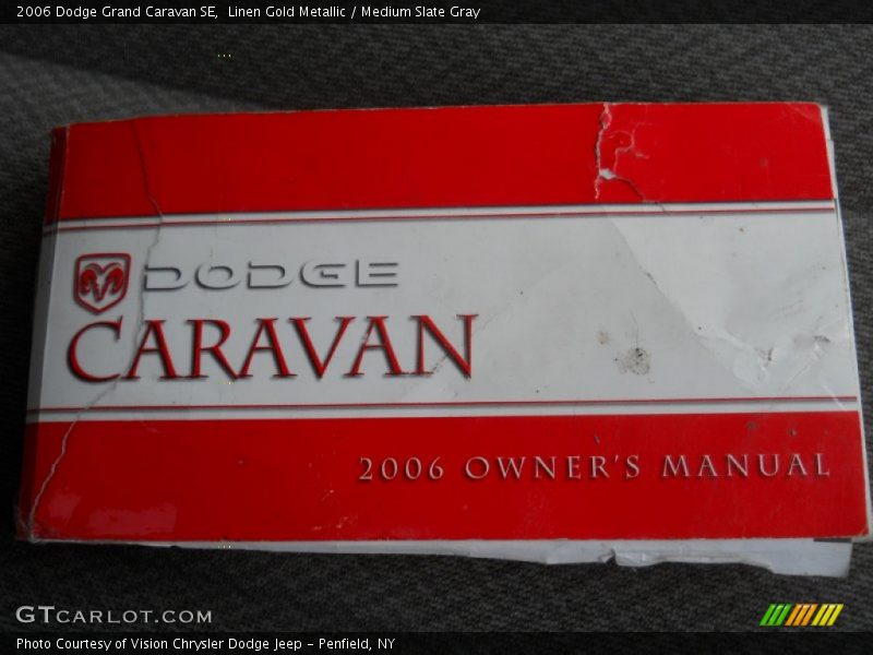 Linen Gold Metallic / Medium Slate Gray 2006 Dodge Grand Caravan SE