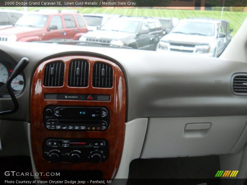 Linen Gold Metallic / Medium Slate Gray 2006 Dodge Grand Caravan SE