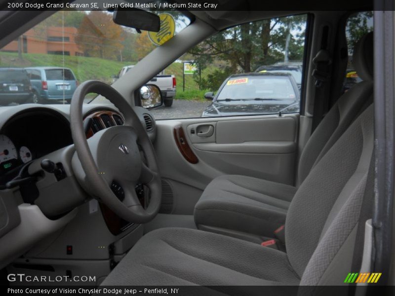 Linen Gold Metallic / Medium Slate Gray 2006 Dodge Grand Caravan SE