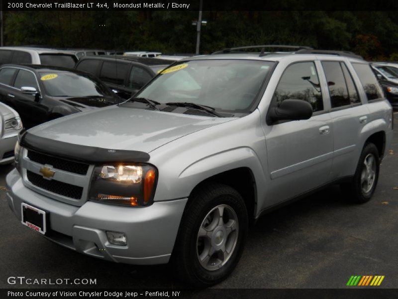 Moondust Metallic / Ebony 2008 Chevrolet TrailBlazer LT 4x4