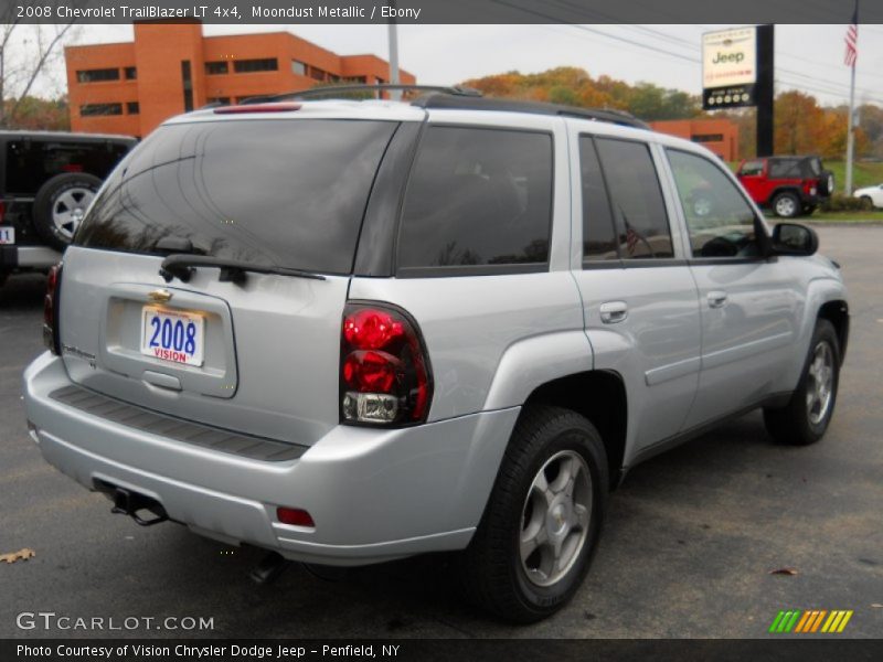 Moondust Metallic / Ebony 2008 Chevrolet TrailBlazer LT 4x4