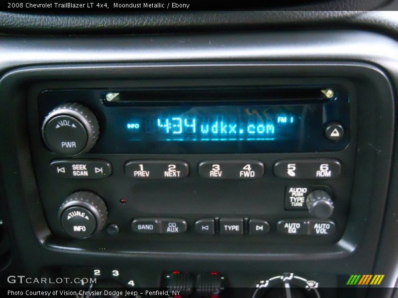 Moondust Metallic / Ebony 2008 Chevrolet TrailBlazer LT 4x4