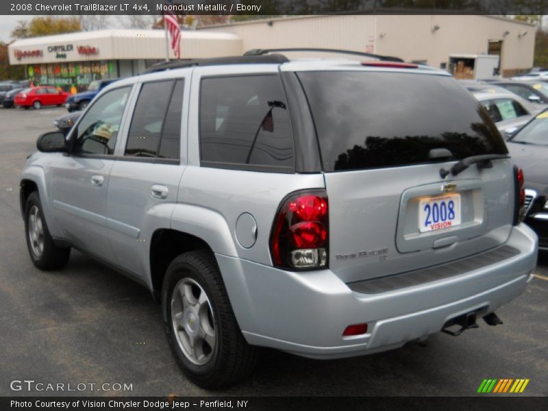 Moondust Metallic / Ebony 2008 Chevrolet TrailBlazer LT 4x4