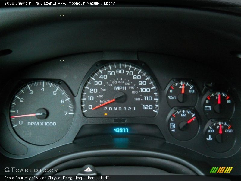 Moondust Metallic / Ebony 2008 Chevrolet TrailBlazer LT 4x4