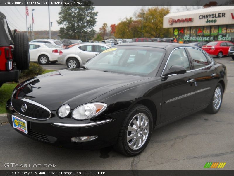Black Onyx / Gray 2007 Buick LaCrosse CXL