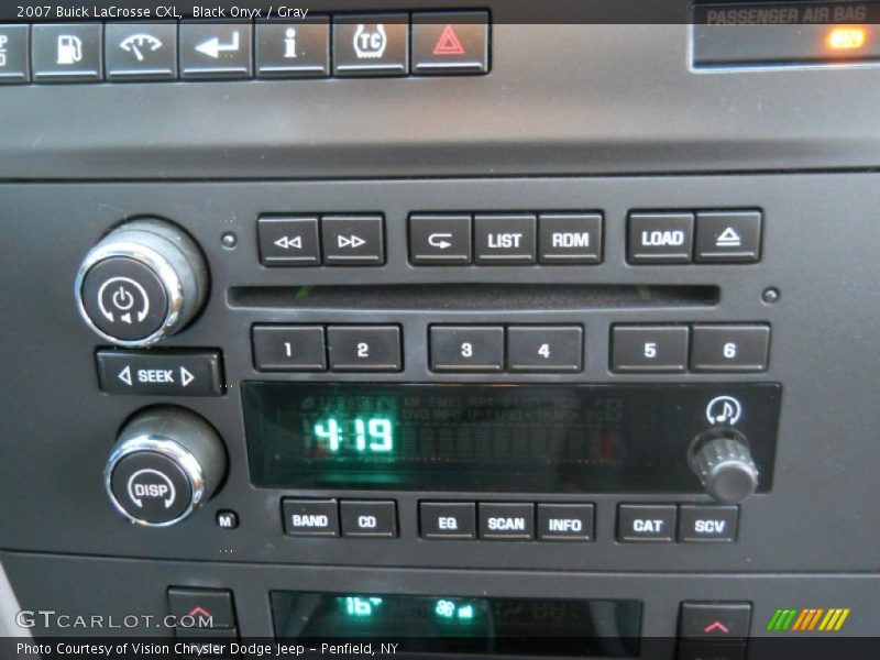 Black Onyx / Gray 2007 Buick LaCrosse CXL