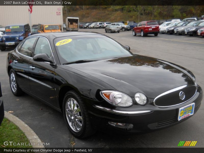 Black Onyx / Gray 2007 Buick LaCrosse CXL