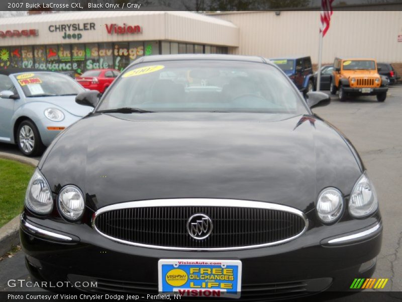 Black Onyx / Gray 2007 Buick LaCrosse CXL