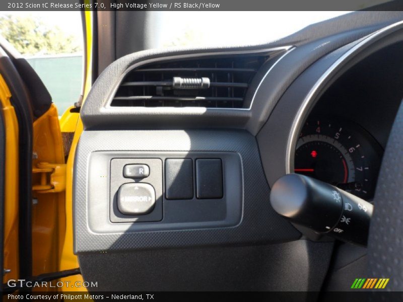 High Voltage Yellow / RS Black/Yellow 2012 Scion tC Release Series 7.0