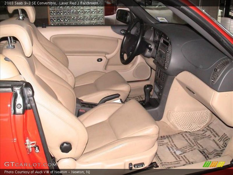  2003 9-3 SE Convertible Parchment Interior
