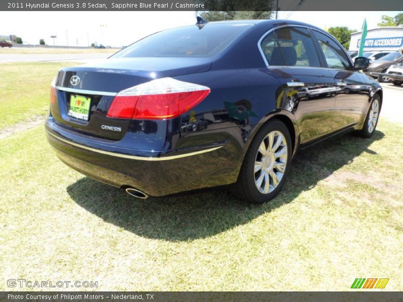 Sapphire Blue Pearl / Cashmere 2011 Hyundai Genesis 3.8 Sedan