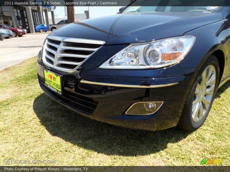 Sapphire Blue Pearl / Cashmere 2011 Hyundai Genesis 3.8 Sedan